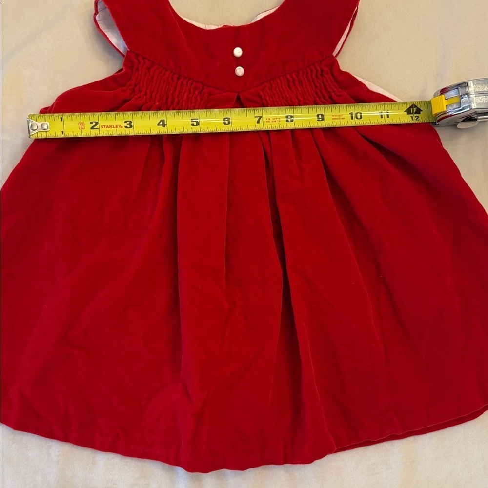 Adorable Vintage Toddler Cherubs Velvet Holiday Dress, sz 2 - Picture 13 of 13